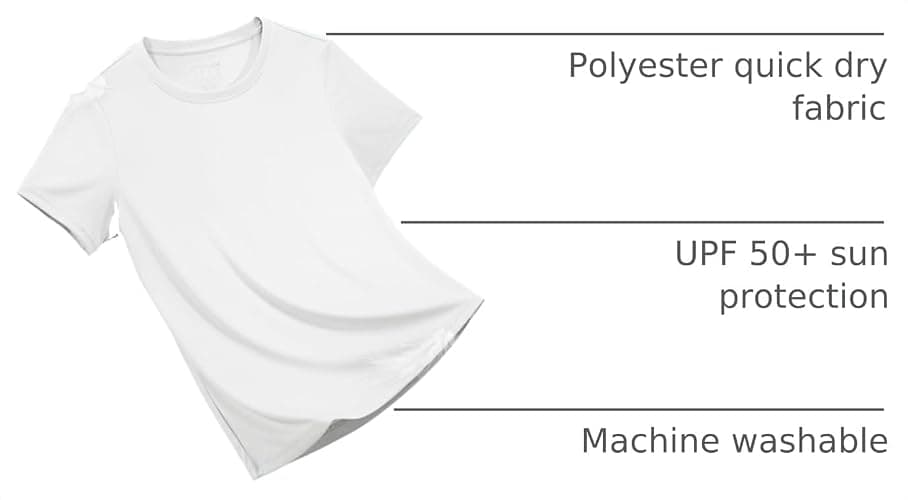 TACVASEN Women's Short Sleeve Workout Shirts UPF 50+ Sun Protection Quick Dry Athletic Tops for Running Gym Tee thumbnail 4