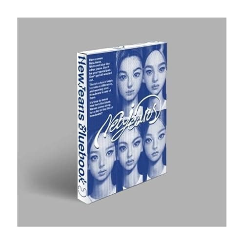DREAMUS NewJeans New Jeans 1st EP Album Bluebook Version CD+Mini Poster On Pack+Log Book+Pin-up Book+Phoning Manual Book+ID Card+Sticker Pack+Photocard+Tracking Sealed (NEWJEANS Version) - Image 1