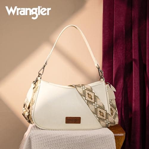 Wrangler Western Hobo Purse for Women Small Shoulder Bag Aztec Cute Mini Clutch Handbag Going Out Purse WG-HB-205-198-BG thumbnail 6