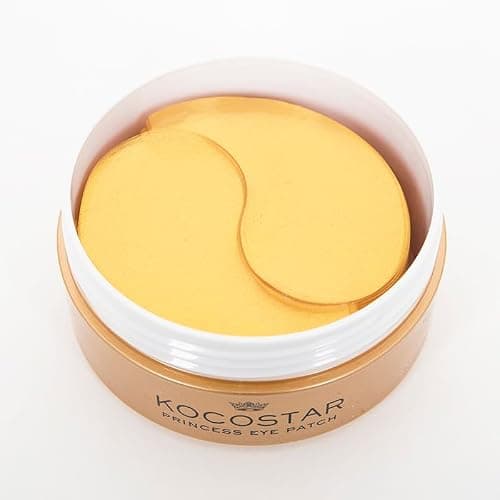 KOCOSTAR Princess Eye Patch Gold - 30 Pairs Korean Eye Pads Against Dark Circles, Wrinkles, Fine Lines with 24K Gold, Niacinamide, Lavender Oil - Gentle Anti-Ageing Eye Patches, Pads for All Skin thumbnail 7