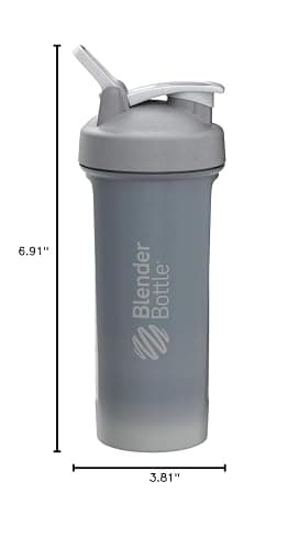 BlenderBottle Classic V2 Shaker Bottle Perfect for Protein Shakes and Pre Workout, 28-Ounce, Pebble Grey thumbnail 3