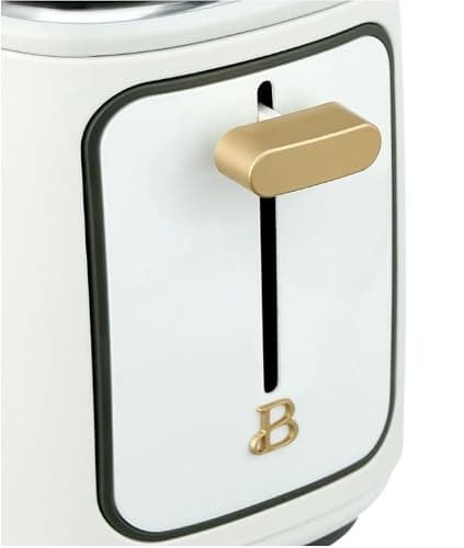 Drew Barrymore White Icing 2 Slice Toaster with Touch-Activated Display thumbnail 7