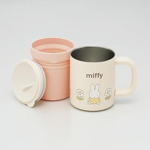 Skater STMG4NI Insulated Stainless Steel Mug with Inner Cup, Vacuum Insulated, Double Wall Construction, Miffy, 11.8 fl oz (320 ml) / 11.2 fl oz (330 ml) thumbnail 7