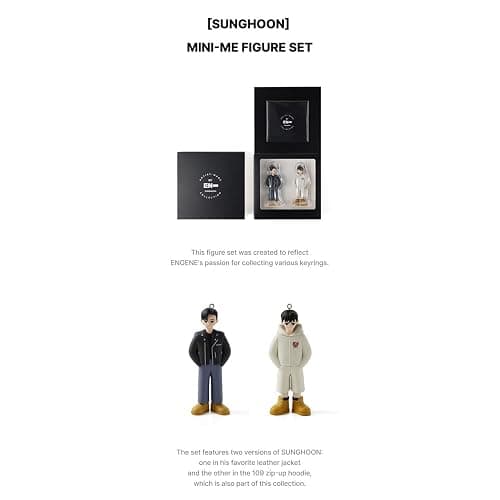 KPOP HEAVEN ENHYPEN [by ENHYPEN - SUNGHOON] MINI-ME Figure Set + 1 Official PhotoCard & 5 Extra Photocards Set thumbnail 4