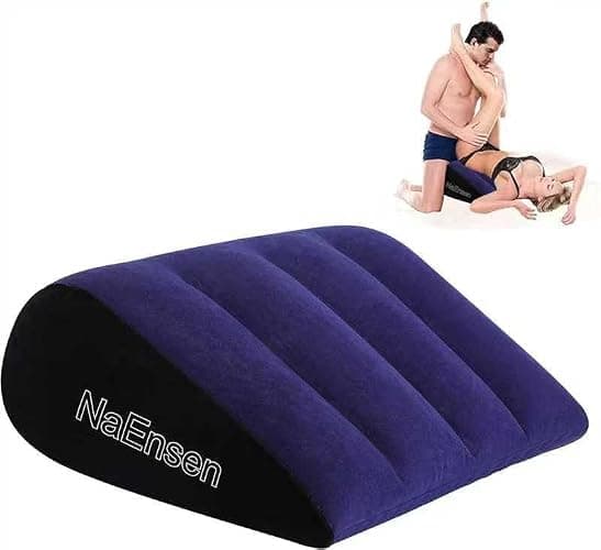Sex Toys Adult Toys Pillow Position Cushion Triangle Inflatable Furniture Couples Toy Positioning for Deeper Position Support Pillow Men Women for Couples - Image 1