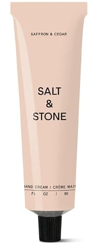 Salt & Stone Hand Cream, Hand Lotion, Women & Men, Saffron & Cedar 2 fl oz | Hand Lotion, Hydrates, Nourishes & Softens Skin, Restores Dry Skin, Fast-Absorbing, Free of Parabens & Phthalates - Image 1