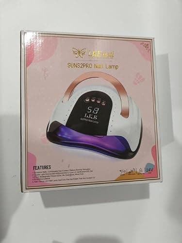 LKE UV Nail Lamp 268W Gel Nail Lamp Nail Dryer UV Lamps for Gel Nails, Professional LED Nail Lamp with Automatic Sensor / 4 Timer Setting, Portable UV/LED Light Home and Salon thumbnail 8