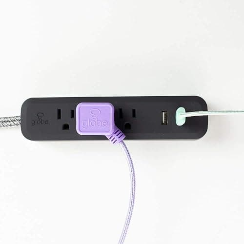 Globe Electric - 78257 Designer Series Power Strip, Rose 3 Outlet thumbnail 4