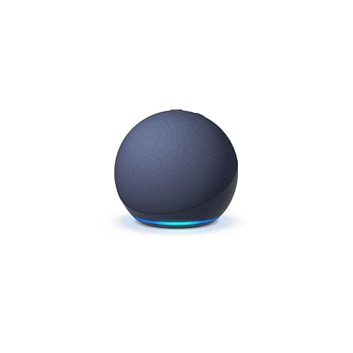 Amazon Echo Dot (newest model), Vibrant sounding Alexa speaker, Great for bedrooms, dining rooms and offices, Deep Sea Blue - Image 1
