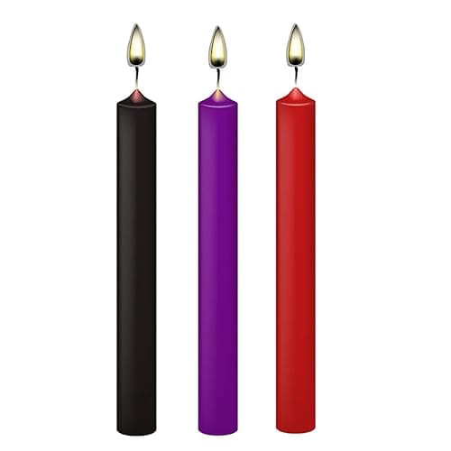 Low Temperature Candles,Romantic Wax Play Candles Low Heat for Lovers Couples - Image 1
