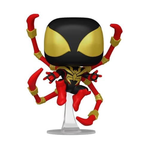 Funko POP Marvel: Spider-Man Comics - Miles Morales Iron Spider - 1/6 Odds for Rare Chase Variant - Marvel Comics - Collectable Vinyl Figure - Gift Idea - Official Merchandise - for Kids & Adults thumbnail 2