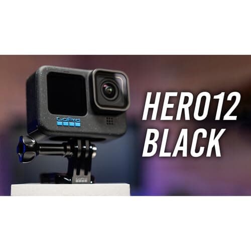 GoPro HERO12 (Hero 12) Black - Waterproof Action Camera with 5.3K HDR Video, 27MP Photos, 1/1.9" Image Sensor, Live Streaming, Webcam, Stabilization + 64GB Card & 50 Piece Accessory Kit - Bundle thumbnail 9