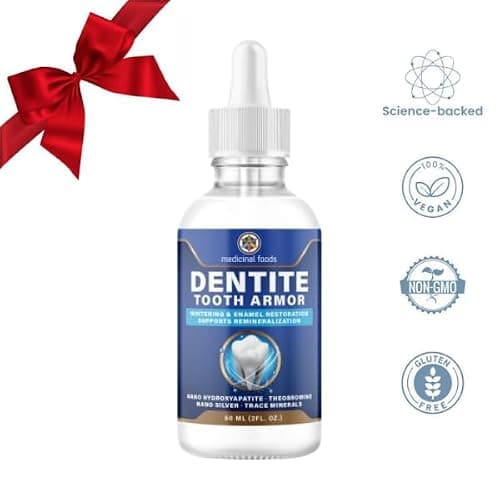 Original Dentite Tooth Armor Liquid | Nano Hydroxyapatite Remineralization Drops to Restore Tooth Enamel & Support Sensitivity Relief | at-Home Enamel Repair for Stronger Teeth | 60 ml thumbnail 2