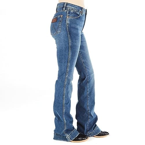 Wrangler Women's Retro High Rise Bailey Trouser Denim 25x30 thumbnail 3