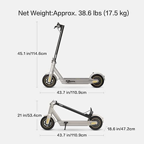 Segway Ninebot MAX Series Electric Scooter for Adults, 22-28 MPH, Up to 50 Miles Range, Dual Suspension, UL-2272 2271 Certified (G2/G3) thumbnail 8