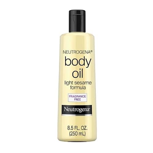 Neutrogena Body Oil Light Sesame Formula, Fragrance-Free, 8.5 fl. oz - Image 1