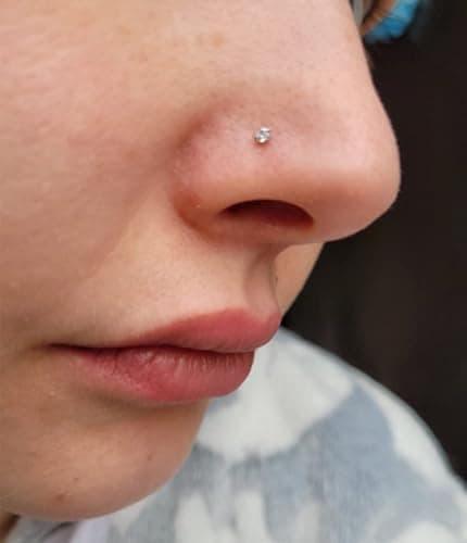 MODRSA Fake Nose Ring Hoop Double Fake Septum Rings Fake Nose Piercing Clip on Earring Hoops Faux Nose Rings Lip Ring thumbnail 4