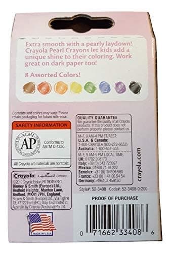 Crayola Pearl Crayons (8) thumbnail 2