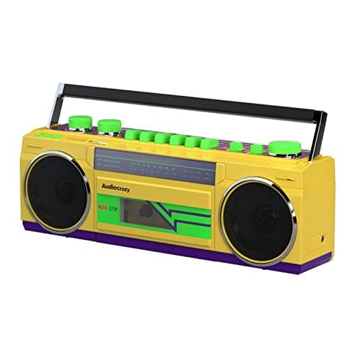 Cassette Boombox Player Recorder AM FM Radio Dual Stereo Speakers AC or Battery Operated and AUX in USB SD Port - Image 1