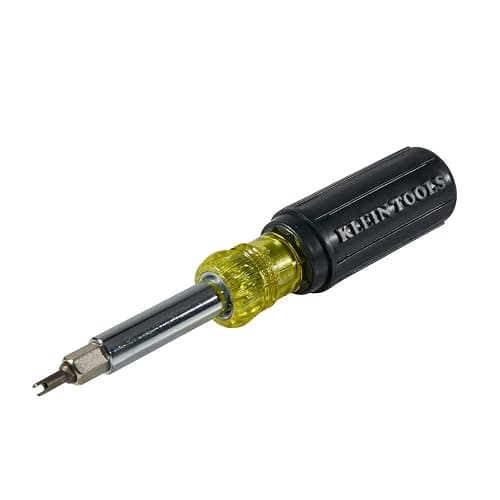 Klein Tools 32527 Multi-Bit Screwdriver/Nut Driver, 11-in-1 with Phillips, Slotted, Square, and Schrader Bits and Nut Drivers thumbnail 5