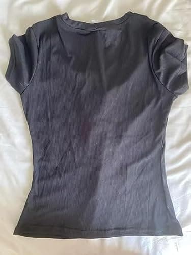Grunge Shirts 2000s Clothing Women Vintage Graphic Tees Y2k Short Sleeve Goth Tops Teens Emo Clothes Streetwear thumbnail 5