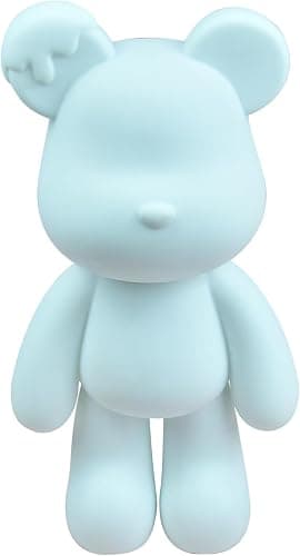 Coniuty Fluid Bear Painting Figure, DIY Bear Figure for Home Decoration (10 Inch, Blank Mold) - Image 1