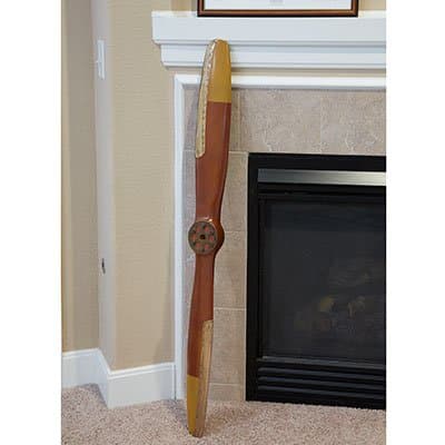 Sporty's Vintage Wooden Flight Airplane Propeller 4 Feet Long Hand Painted and Crafted thumbnail 2