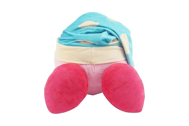 Kirby 12″ Mega Plush (Sleepy Hat) – Official Licensed, Jumbo Soft Pillow Plush for Kids & Collectors, (Sleep, Link, Cowboy, Fighter Kirby) thumbnail 2