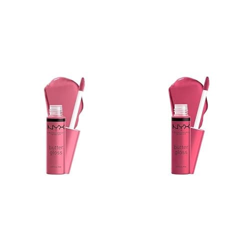 NYX Butter Gloss Lip Gloss 2-Pack - Angel Food Cake & Strawberry Cheesecake - Image 1