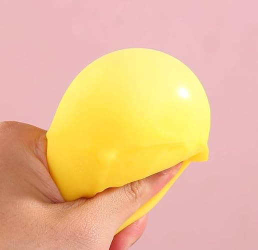 Yellow Cheese Squeeze,Stress Balls for Adults ,Soft Novelty , Rebounding Sensory, Theme Cheese Cubes Squishy (Small) thumbnail 4