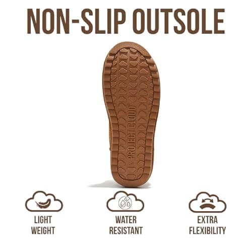Project Cloud 100% Genuine Leather Ankle Boots for Women - Water Resistant with Memory Foam Insole Winter Boots for Women - Trending Shoes & Comfortable Women's Ankle Boots (Hippy) thumbnail 4
