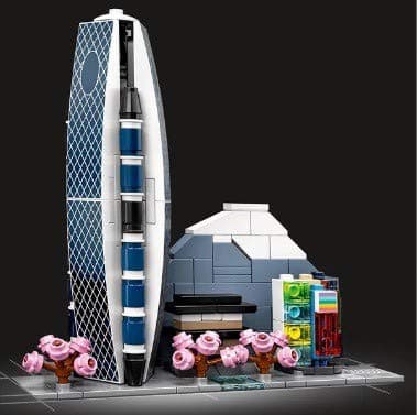 LEGO Architecture Skylines: Tokyo 21051 Building Kit, Collectible Architecture Building Set for Adults (547 Pieces) thumbnail 2