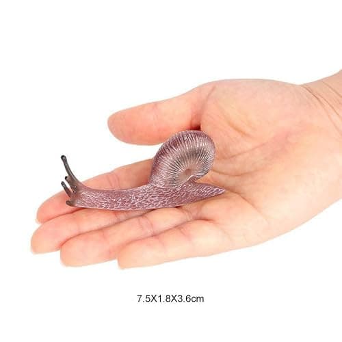 titihuirie 7 Pcs Snail Figurine Miniature Snail Model Realistic Animal Figurines Fairy Garden Micro Landscape Decor thumbnail 9