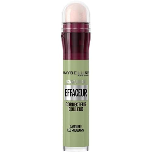 Maybelline New York- Instant Effaceur - Correcteur de Couleur - Corrige les Rougeurs, Cernes, Taches et Imperfections - Tenue Longue Durée 12H - Teinte : Vert - 6,8 ml - Image 1