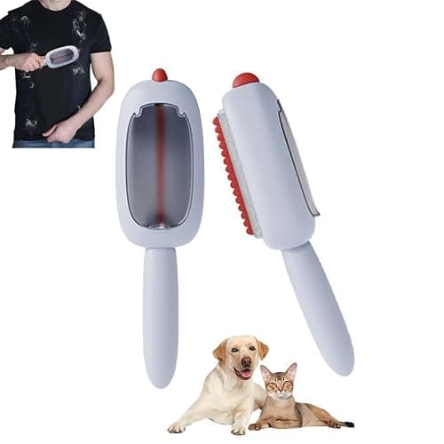 Lint and pet Hair Remover,Pet Hair Removal Glove,Clothe Hair Remover Roller,Reusable Lint Roller for Clothes,Pet Hair Remover for Clothes, Lint Brushes for Clothes(Blue) - Image 1