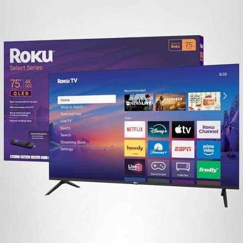 Roku Smart TV 2026 – 55-Inch Select Series, 4K QLED TV – Roku TV with Voice Remote – Flat Screen QLED Television with Wi-Fi for Streaming Live Local News, Sports, & Movies – Bluetooth Headphone Mode thumbnail 14