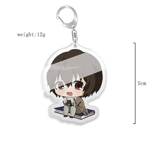 DJMANMENGG Bsd Keychain Anime Bungou Chuuya Nakahara Dazai Keychain Acrylic 10pcs thumbnail 4