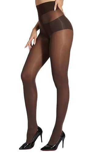 ARMOROSE Indestructible Tights for Women, Rip Resistant Durability T-Crotch Pantyhose Semi Sheer High Waist Stockings - Image 1