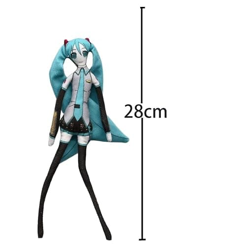 Jilijia Miku Plush Figure Anime Funny Twistable Pillow Soft Stuffed Figures 28CM Cartoon Pillow Collectibles Sofa Decorations Gifts thumbnail 3