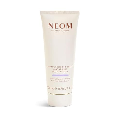 Neom - Magnesium Body Butter | 6.76 Fl Oz (200ml) | Lavender, Chamomile, & Patchouli | Lotion for Sleep with Essential Oils | 100% Natural Fragrances | Nourish & Soften | Signature Sleepy Scent - Image 1