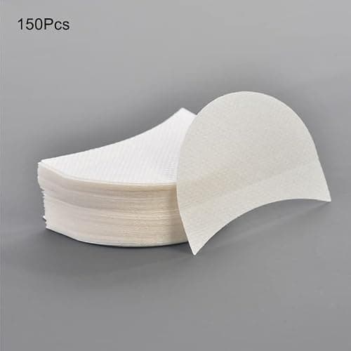 Faiteary 150pcs Eyeshadow Shields, Lint Free Eyeshadow Stencil Gel Pad Under Patches, Prevent Makeup Residue for Eyelash Extensions, Eyeliner, Lip and Tinting Makeup thumbnail 6