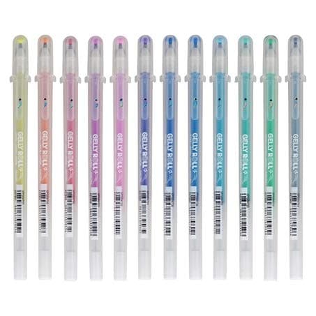 SAKURA Gelly Roll Stardust (Made in Japan) [Limited Edition] Gel Ink Pen Set - Bold Sparkling, Glittering & Assorted Colors 12Pens thumbnail 5