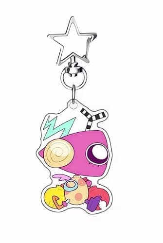 TADC Cute Sitting Acrylic Character Keychain Anime Keyring Pomni Jax Kinger Ragatha Gangle Zooble Caine - Image 1
