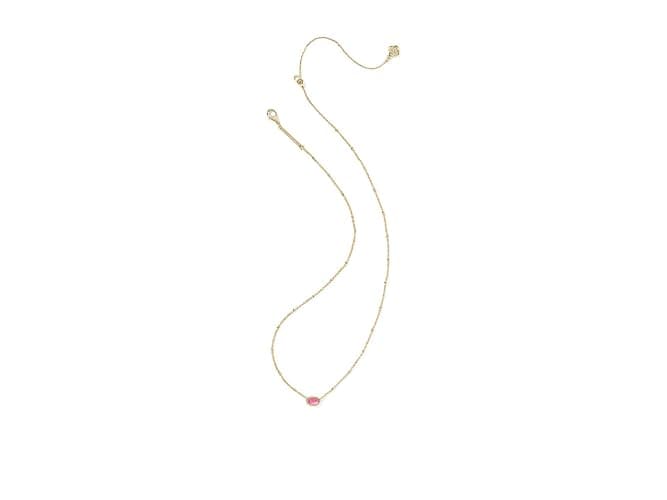 Kendra Scott Mini Elisa 14k Gold-Plated Satellite Short Pendant Necklace, Fashion Jewelry for Women thumbnail 2