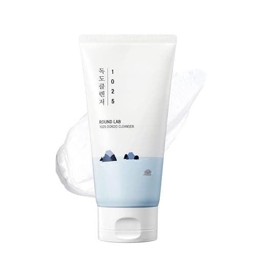 ROUND LAB 1025 Dokdo Cleanser 10.14 Fl Oz, Low pH Facial Cleanser for Sensitive Skin, Rich Soft Bubbles for Deep Cleansing and Makeup Removal, Hydrating Face Wash with Deep Sea Water, Korean Skin Care - Image 1