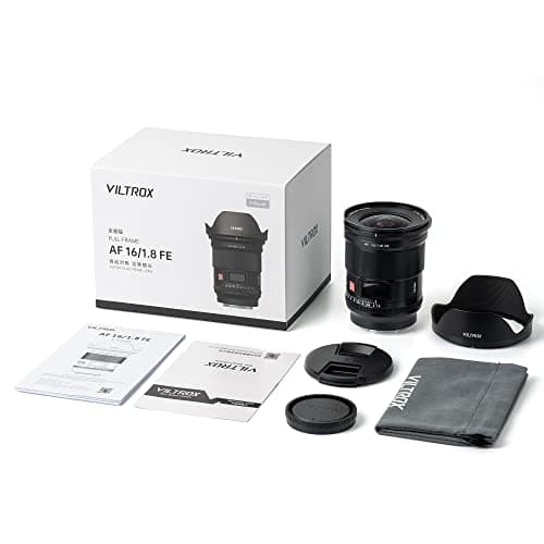 VILTROX AF Objectif grand angle F1.8 FE 16 mm pour appareils photo Sony E-Mount (focale fixe, autofocus, grande ouverture, f1.8-f22, noir) thumbnail 9
