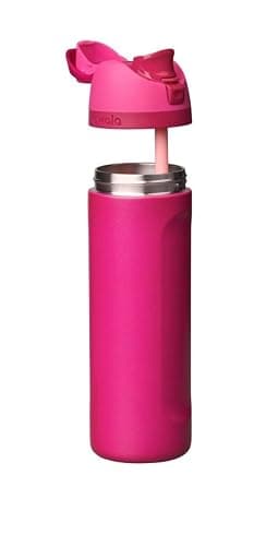 Owala FreeSip Insulated Stainless Steel Water Bottle, Read My Lips, 24oz thumbnail 3