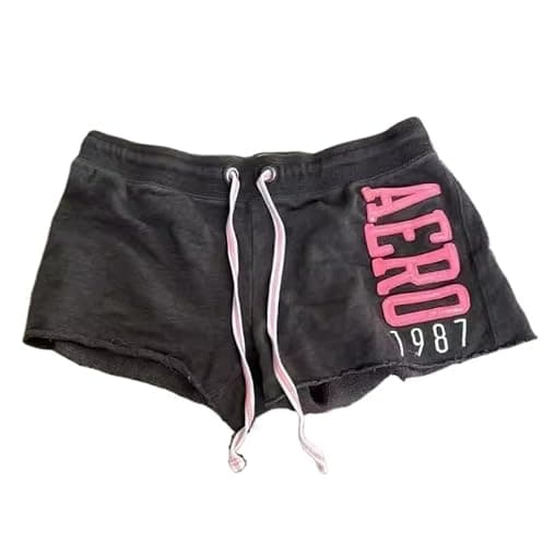 Y2k Boxer Shorts Women Booty Shorts SweatShorts Women Wide Leg Jersey SweatShorts Trendy thumbnail 5