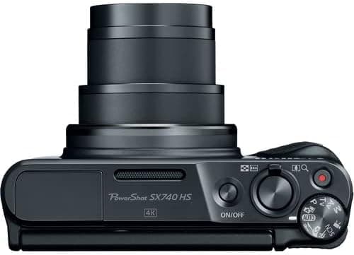 Canon PowerShot SX740 HS Digital Camera (Black) (2955C001) + 64GB Memory Card + Card Reader + Deluxe Soft Bag + Flex Tripod + Hand Strap + Memory Wallet + Cleaning Kit (Renewed) thumbnail 6