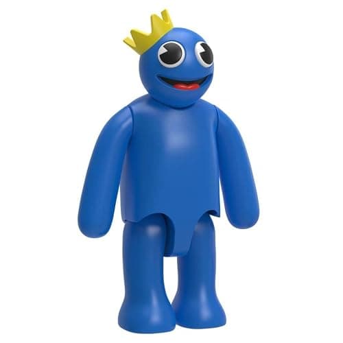 Rainbow Friends – Happy Blue Action Figure (5" Tall Posable Figure, Series 1) thumbnail 3